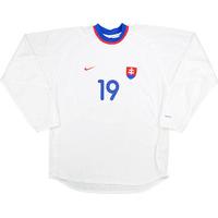 2000 02 slovakia match issue away ls shirt 19