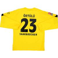 2004-05 1.FC Saarbrucken Match Issue Away Shirt Örtülü #23