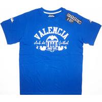 2010-11 Valencia Kappa \'Since 1919\' Blue T-shirt *BNIB*