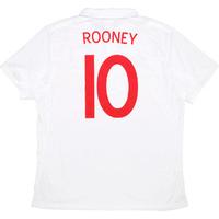 2010 England \'South Africa\' Home Shirt Rooney #10 *w/Tags* XL