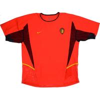 2002 04 belgium player issue home shirt xl