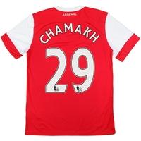 2010 11 arsenal home shirt chamakh 29 excellent m