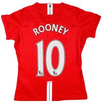 2007 09 manchester united home shirt rooney 10 wtags womens xl