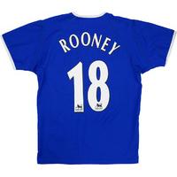 2003-04 Everton Home Shirt Rooney #18 M.Boys