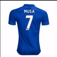 2016-17 Leicester City Home Shirt (Musa 7) - Kids
