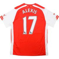 2014-15 Arsenal Home Shirt Alexis #17 *w/Tags*