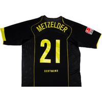 2004 05 dortmund away shirt metzelder 21 excellent xxl