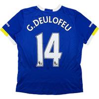 2016-17 Everton Home Shirt G.Deulofeu #14 (Very Good) L.Boys