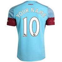 2015 16 west ham away shirt your name