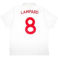 2009-10 England Home Shirt Lampard #8 XL