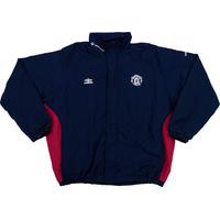 2000 02 manchester united umbro woven jacket l