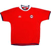 2000-02 Norway Home Shirt (Excellent) L