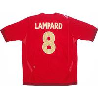 2006-08 England Away Shirt Lampard #8 XL