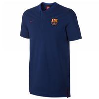 2017-2018 Barcelona Nike Authentic Polo Shirt (Royal)