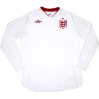 2012-13 England Home L/S Shirt L