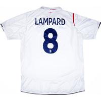 2005 07 england home shirt lampard 8 xl