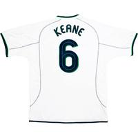 2001 02 ireland away shirt keane 6 xl