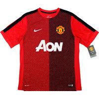 2014 15 manchester united nike pre match training shirt wtags s