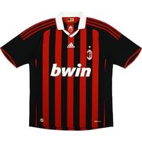 2009-10 AC Milan Home Shirt (Good) S