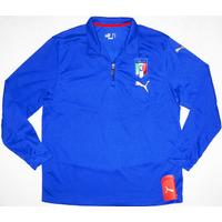 2007 08 italy puma 12 zip training top bnib xl