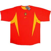 2002 04 belgium player issue training shirt wtags xl