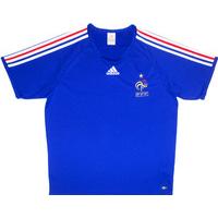 2007-08 France Home Replica Tee 2XL