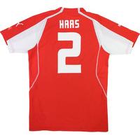 2004-06 Switzerland Home Shirt Haas #2 S