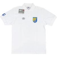 2013 14 panetolikos umbro white polo t shirt bnib