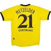 2003-04 Dortmund Home Shirt Metzelder #21 S