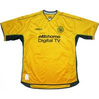 2002-03 Celtic Away Shirt S.Boys