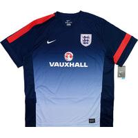 2013 england player issue training shirt wtags xxl