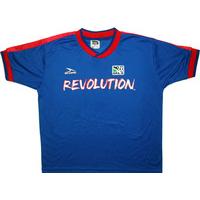 2000 01 new england revolution score t shirt s