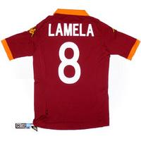 2012 13 roma home shirt lamela 8 wtags 3xl