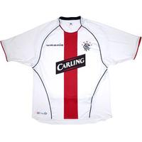 2005 06 rangers away shirt very good l