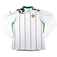 2008 09 northern ireland away ls shirt wtags xl