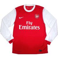 2010-11 Arsenal Home L/S Shirt M