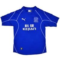 2002 03 everton home shirt good m