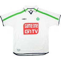 2002 03 saint etienne away shirt very good xl