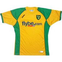 2006-08 Norwich Home Shirt (Excellent) XL