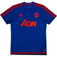 2015-16 Manchester United Adizero Training Shirt (Excellent) L