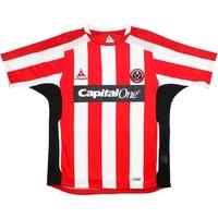 2007 08 sheffield united home shirt very good s