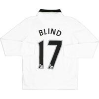 2014-15 Manchester United Away L/S Shirt Blind #17 *w/Tags* M.Boys