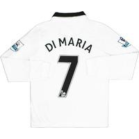 2014-15 Manchester United Away L/S Shirt Di Maria #7 *w/Tags* M.Boys