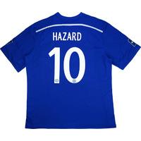 2014-15 Chelsea \'Capital One Cup Winners\' Home Shirt Hazard #10 *w/Tags* XXL