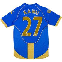 2008-09 Portsmouth Home Shirt Kanu #27 (Excellent) XXL