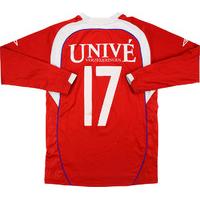 2007-08 Heerenveen Match Issue Away L/S Shirt #17