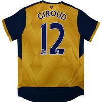 2015-16 Arsenal Away Shirt Giroud #12 *w/Tags*