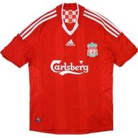 2008 10 liverpool home shirt good m