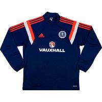 2014-15 Scotland Player Issue 1/2 Zip Training Top *As New* XL