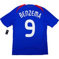 2007-08 France Home Shirt Benzema #9 *w/Tags* L